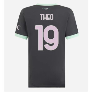 Billiga AC Milan Theo Hernandez #19 Tredjeställ Dam 2024-25 Kortärmad